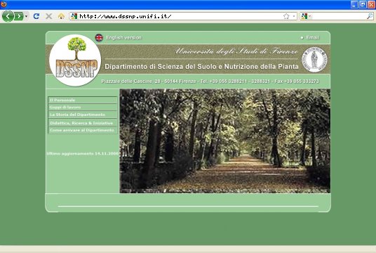 Realizzazione siti web a Firenze: sito DSSNP Unifi
